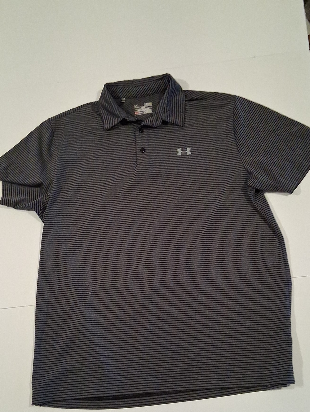 Under Armour Heat Gear Polo XL grey/black